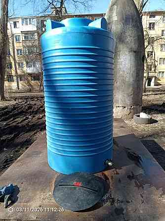 Бак\емкость б\у 500 литров, синяя. Донецк