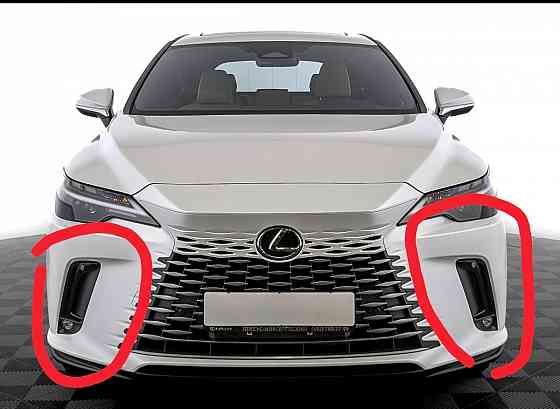 Накладки переднего бампера Lexus RX V 2023- Донецк