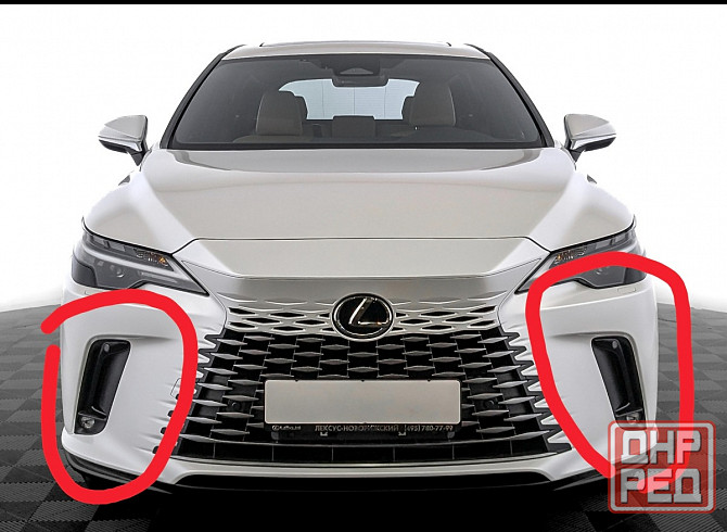 Накладки переднего бампера Lexus RX V 2023- Донецк - изображение 1