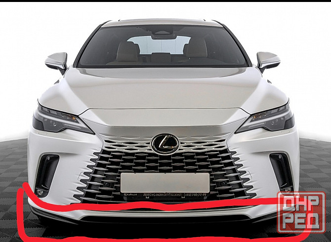 Нижняя накладка губа бампера Lexus RX V 2023- Донецк - изображение 1