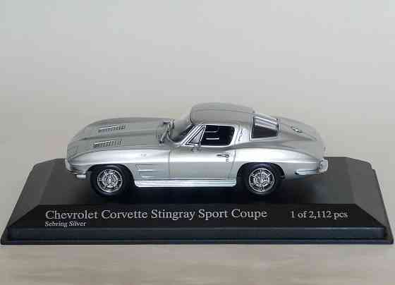 Chevrolet Corvette Coupe 1963 - MINICHAMPS - 1/43 Донецк