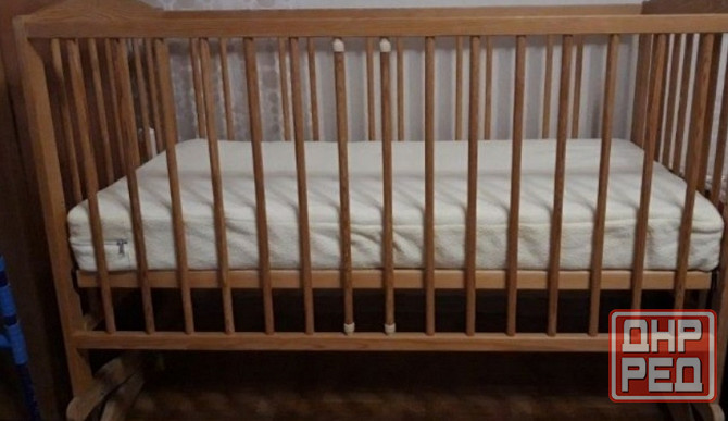 Манеж - кроватка детский с маятником Донецк - изображение 1