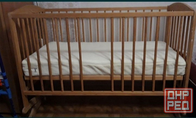 Манеж - кроватка детский с маятником Донецк - изображение 4