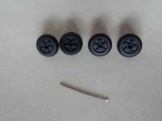 Колёса от ремейка_СССР 1/43, ось одна Донецк