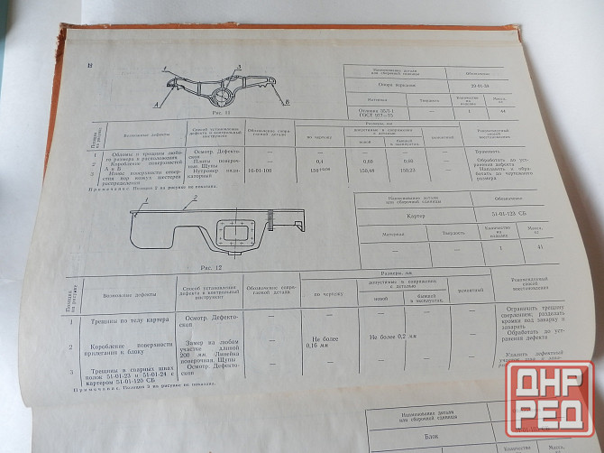 Книга "Двигатели д-160, д-160б. Технические условия на капитальный ремонт" Донецк - изображение 5