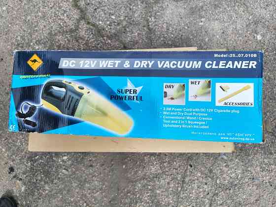 Пылесос для автомобиля. Новый. Цена снижена Донецк