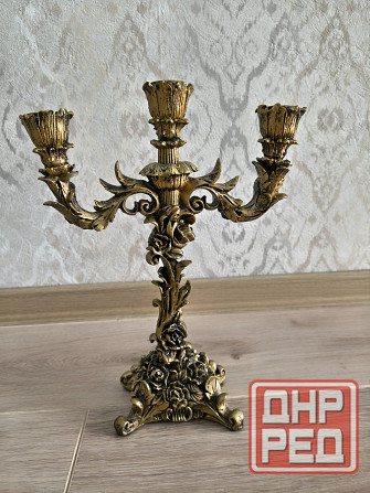 Канделябр ажурный на 3 свечи. Новый Донецк - изображение 2