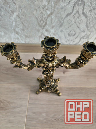 Канделябр ажурный на 3 свечи. Новый Донецк - изображение 3