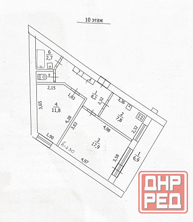 Продается 2-к квартира, Макеевка, 54 м² Макеевка - изображение 8
