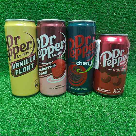 Популярные напитки из разных стран Чупа Чупс, Доктор Пеппер , Кинза, Севен ап, фанта , кока кола Донецк