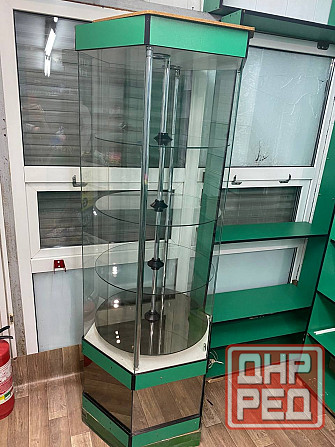 Продаются стеклянные вращающиеся витрины Донецк - изображение 1