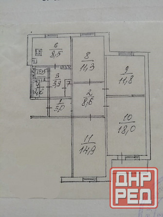 Без комиссии Ленинский проспект 4-х комнатная Донецк - изображение 1
