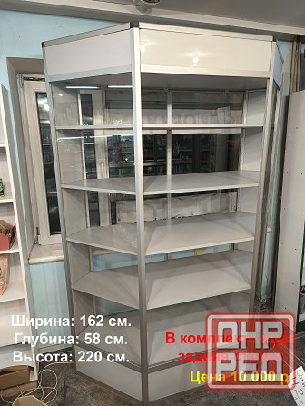 Торговое оборудование, витрины, стеллажи, полки, шкафы Донецк - изображение 1