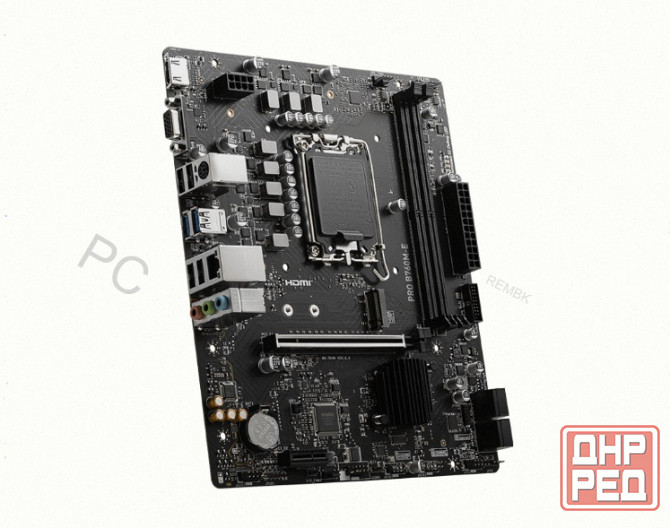 Материнская [арт-4369] плата Msi Pro B760m-E Ddr5, Lga 1700, Intel B760, Matx, Ret Донецк - изображение 3