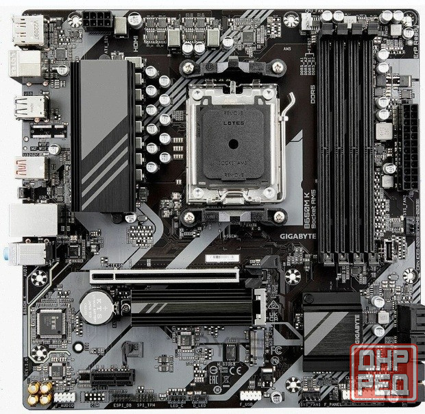 Материнская - арт-3502 плата Gigabyte B650m K Am5, Micro-Atx Донецк - изображение 2