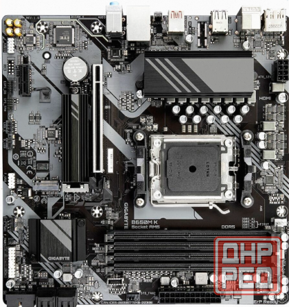 Материнская - арт-3502 плата Gigabyte B650m K Am5, Micro-Atx Донецк - изображение 4