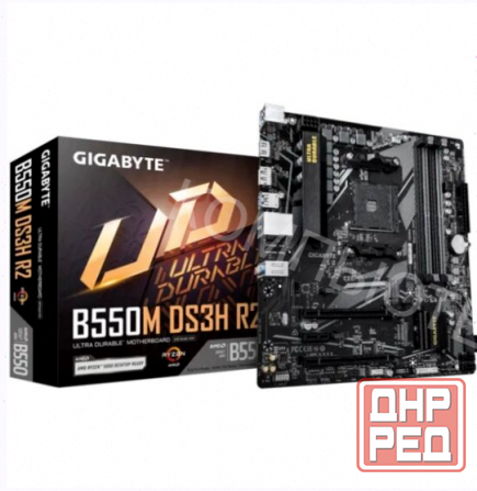 Материнская (ар:арт-7434) плата Gigabyte B550m Ds3h R2 (Am4, Matx) Донецк - изображение 1