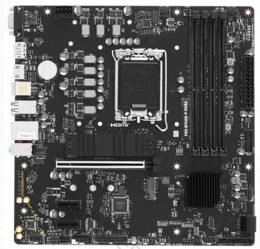 Материнская [арт-8655] плата Msi Pro B760m-P Ddr4 Донецк