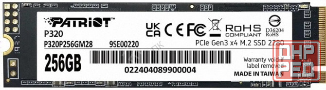 Твердотельный (ар:арт-1348) накопитель Ssd 256gb Patriot P320 (P320p256gm28) Донецк - изображение 1