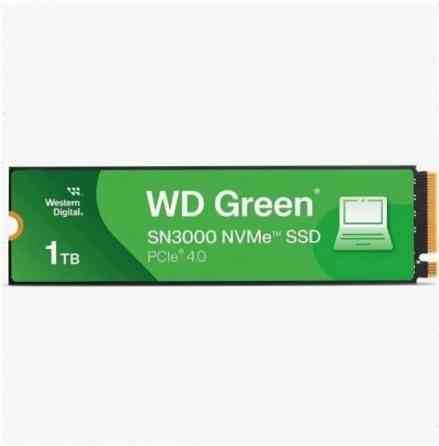 Твердотельный [арт-8925] накопитель Ssd Western Digital Green Sn3000, 1000gb, M.2 2280, Pcie 4.0 X4 Макеевка