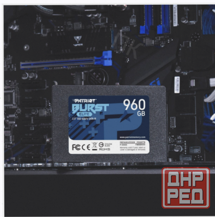 Ssd [арт-5749] Patriot Sata Iii 960gb Pbe960gs25ssdr Burst Elite 2.5" Макеевка - изображение 3