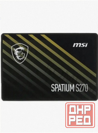 Ssd (арт-1673) 2.5" 240gb Sata Msi Spatium S270 (S78-440n070-P83) 500/400, Iops 50/80k, Mtbf 2m, 110 Макеевка - изображение 1