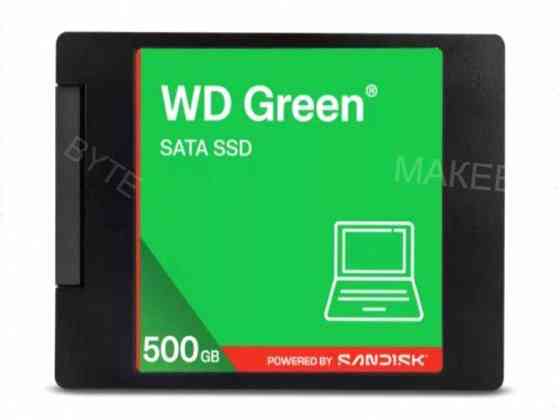 Твердотельный [арт-5329] накопитель Ssd Wd Green Wds500g5g0a 500gb, 2.5", Sata Iii, R/W - 545/510 Mb Донецк