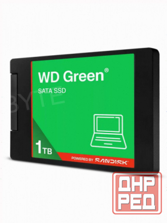 Твердотельный - арт-8891 накопитель Ssd Wd Green Wds100t5g0a 1tb, 2.5", Sata Iii, R/W - 545/510 Mb/S Донецк - изображение 1