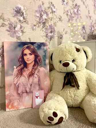 Портрет по фото /печать на холсте в Макеевке Макеевка