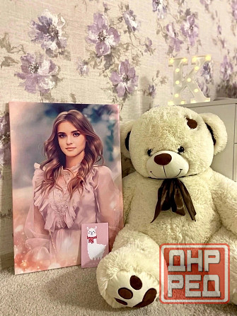 Портрет по фото /печать на холсте в Макеевке Макеевка - изображение 3