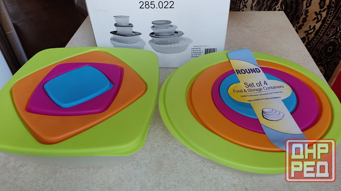 Набор пищевых контейнеров Донецк - изображение 1