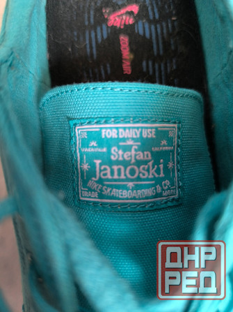 Кеды мужские бирюзовые б/у 41-42 Донецк - изображение 3