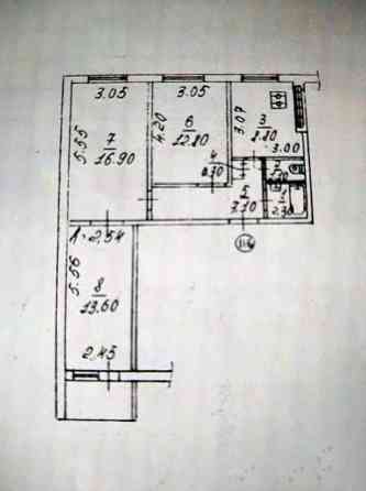 Продается 3к квартира Медуниверситет в Калининском районе Донецк