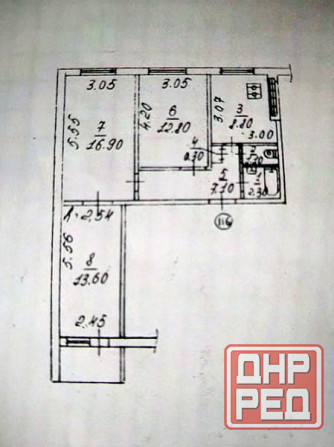 Продается 3к квартира Медуниверситет в Калининском районе Донецк - изображение 4