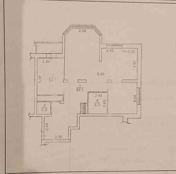 Трехкомнатная в новострое 112 м2 на Артема Донецк