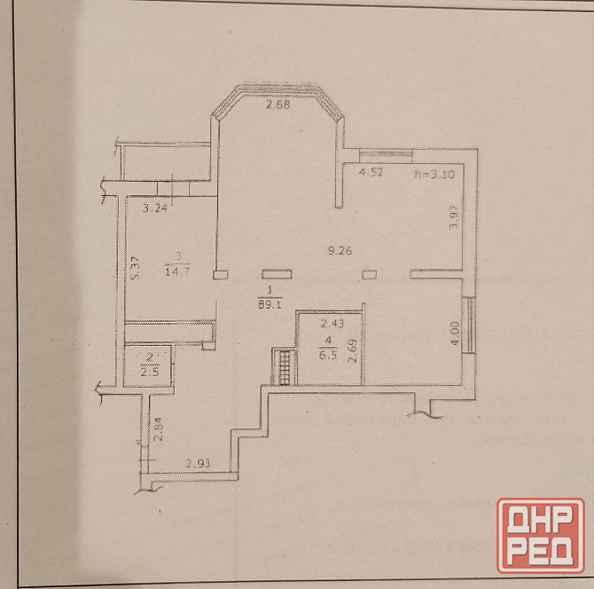 Трехкомнатная в новострое 112 м2 на Артема Донецк - изображение 2