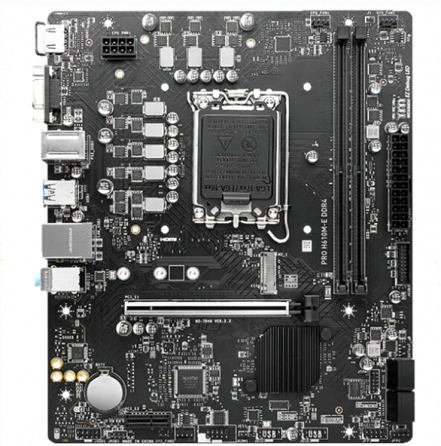 Материнская - арт-9537 плата Msi B Pro H610m-E H610 Lga1700 2ddr5, Matx Донецк