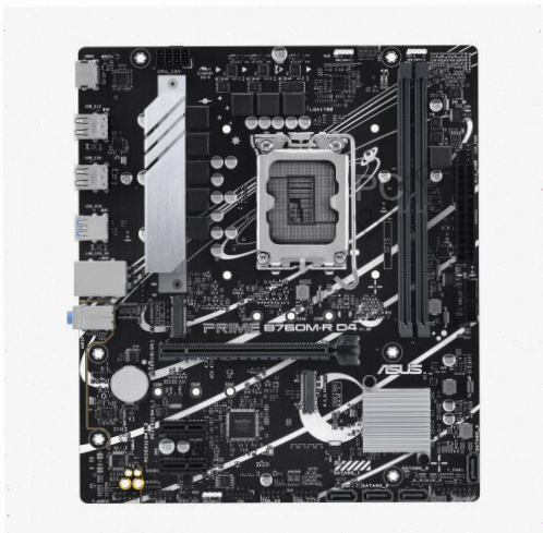 Материнская (ар:арт-8093) плата Asus Prime B760m-R D4 (Lga1700, Matx) Донецк
