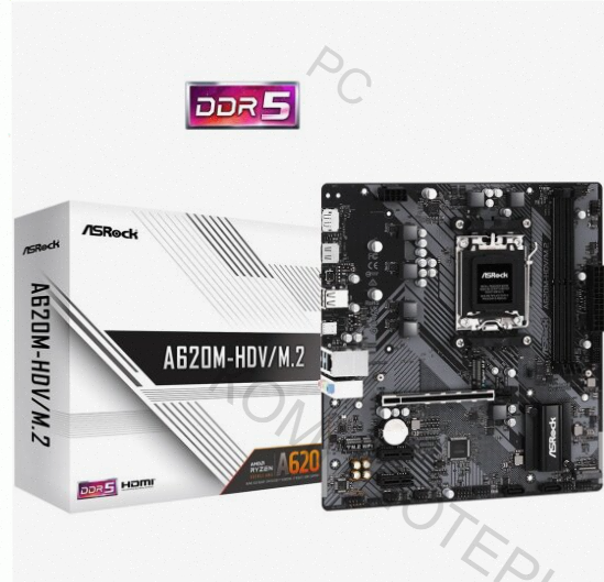 Материнская - арт-2186 плата Asrock A620m-Hdv/M.2 (Am5, Matx) Донецк