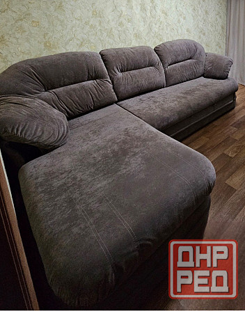 Продам большой угловой новый диван с оттоманкой + Подарок ! Донецк - изображение 1