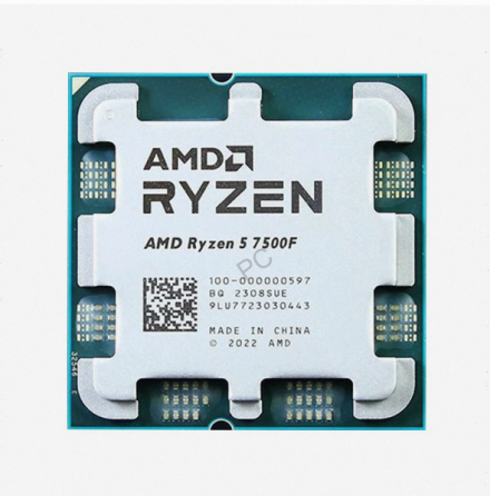 Процессор [арт-9620] Amd Ryzen 5 7500f (Am5, 6/12 до 5 ггц, Ddr5 до 5200 мгц) Oem Донецк