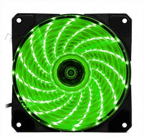 Вентилятор (арт:арт-8990) игровой Dt-Gf12025gr для компьютерного корпуса с подсветкой зеленый Донецк