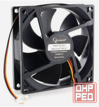 Вентилятор (арт-1977) для корпуса Gembird D9225hm-3 Донецк - изображение 1