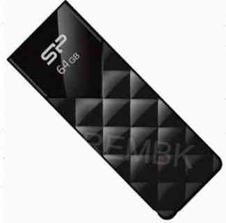 Флеш [арт-5529] диск Silicon Power 64 Gb Ultima U03 Sp064gbuf2u03v1k, Usb 2.0, черный Донецк