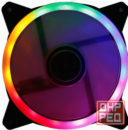 Вентилятор (ар:арт-2550) Digma Dfan-Frgb3 120x120x25mm 3-Pin 4-Pin (Molex)23db 135gr Led Ret Донецк - изображение 1