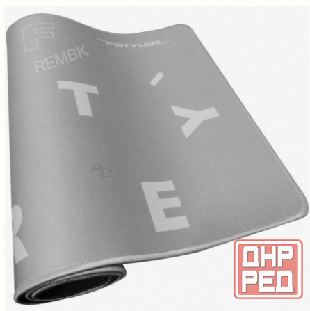 Коврик - арт-5766 для мыши A4tech Fstyler Fp75 серый/белый 750x300x2мм Донецк - изображение 3