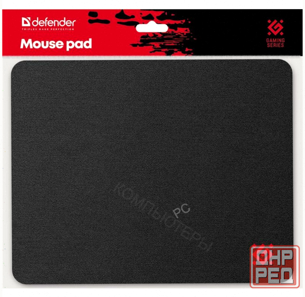 Игровой (арт:арт-3790) коврик для мыши Defender Black 250x200x3 (50550) Донецк - изображение 3