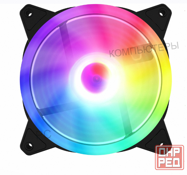 Вентилятор - арт-3924 Gmng Gg-Cf120argb2-Pwmbk Argb 120x120x25 черный 4-Pin 20-28db Ret Донецк - изображение 4
