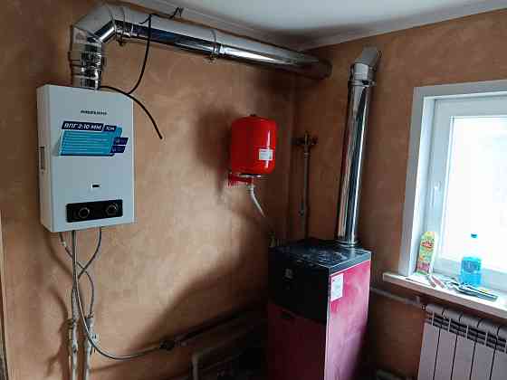 Установка газовых котлов и дымоходов Макеевка