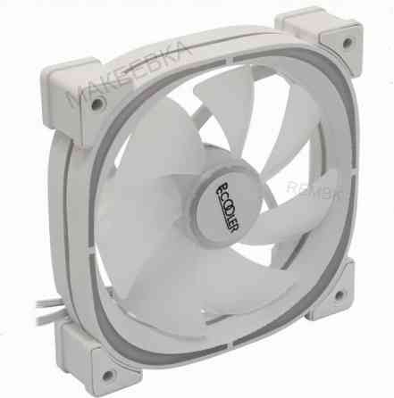 Вентилятор (арт:арт-7028) Pccooler Ef120 Argb White 4pin Pwm + 3pin Argb, 600-1500 об/мин Retail Донецк